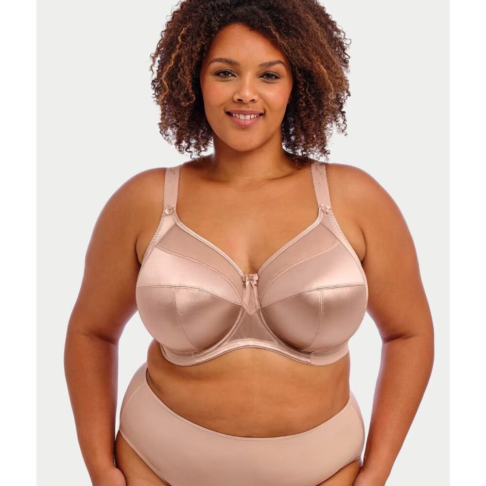 Goddess Keira Satin Side Support Underwire Bra 40DD